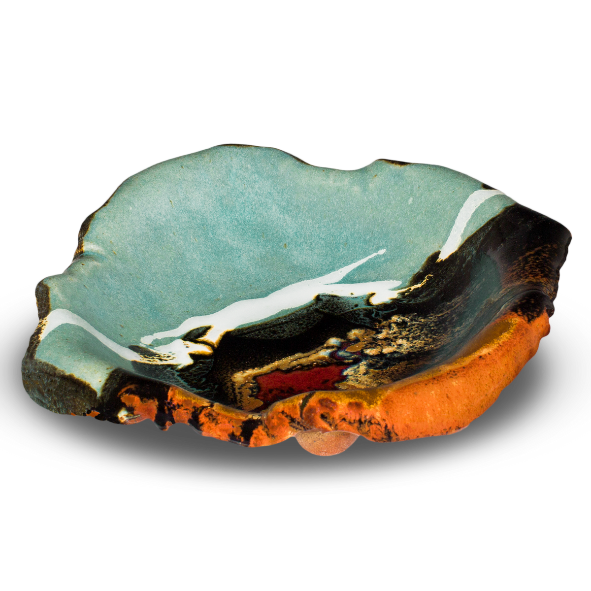 Hand Built Bowl Handmade Pottery Stoneware Prairie Fire Pottery