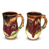 Matched Set of Two  18 oz. Mugs
