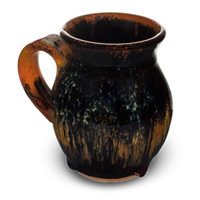 14 oz. classic stoneware mug. Handmade pottery by Prairie Fire Pottery.