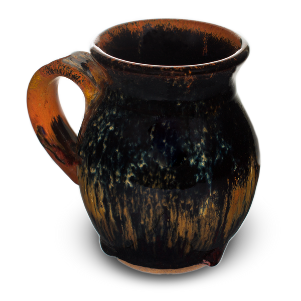 14 oz. classic stoneware mug. Handmade pottery by Prairie Fire Pottery.